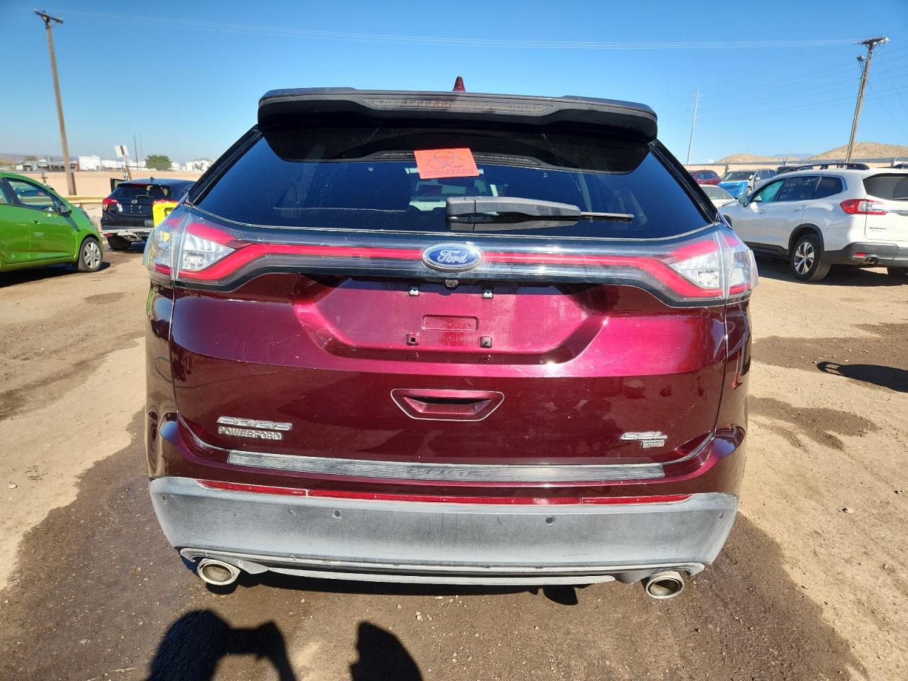 2018 Ford Edge Sel VIN: 2FMPK4J86JBC55722 Lot: 91318565