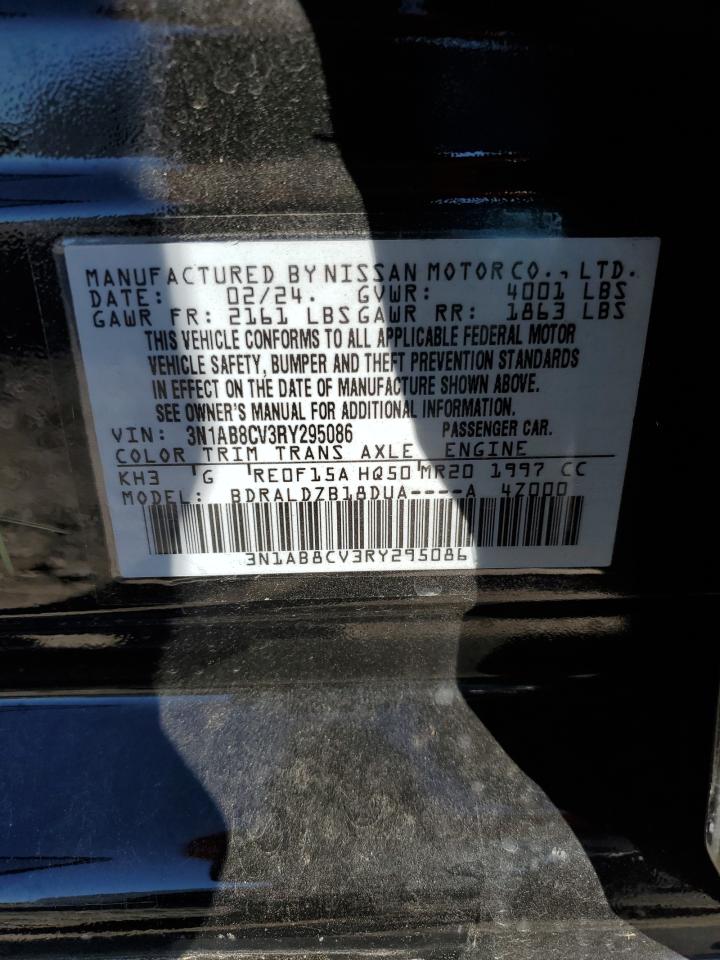 2024 Nissan Sentra Sv VIN: 3N1AB8CV3RY295086 Lot: 91310565