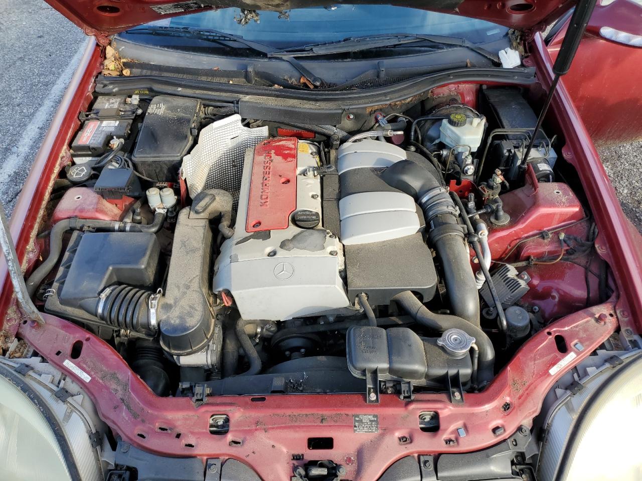 2001 Mercedes-Benz Slk 230 Kompressor VIN: WDBKK49F81F196199 Lot: 92805605