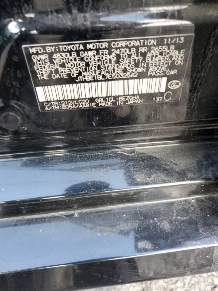 2014 Lexus Gs 350 VIN: JTHBE1BL7E5032542 Lot: 93313035