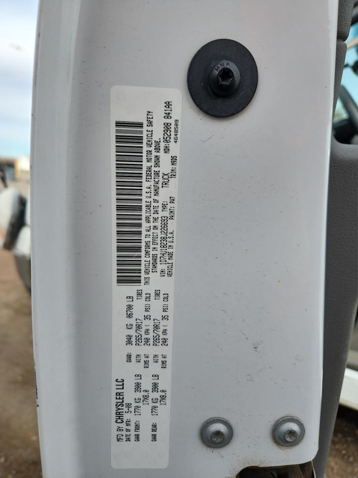 2008 Dodge Ram 1500 St VIN: 1D7HU18238J226693 Lot: 92997875