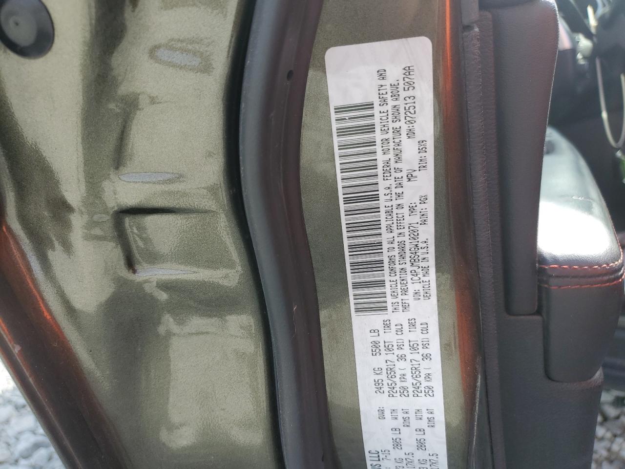 2016 Jeep Cherokee Trailhawk VIN: 1C4PJMBS4GW102071 Lot: 93117675