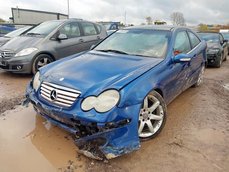 2003 MERCEDES-BENZ C CLASS C200K SE 3DR AUTO for sale at Copart WESTBURY