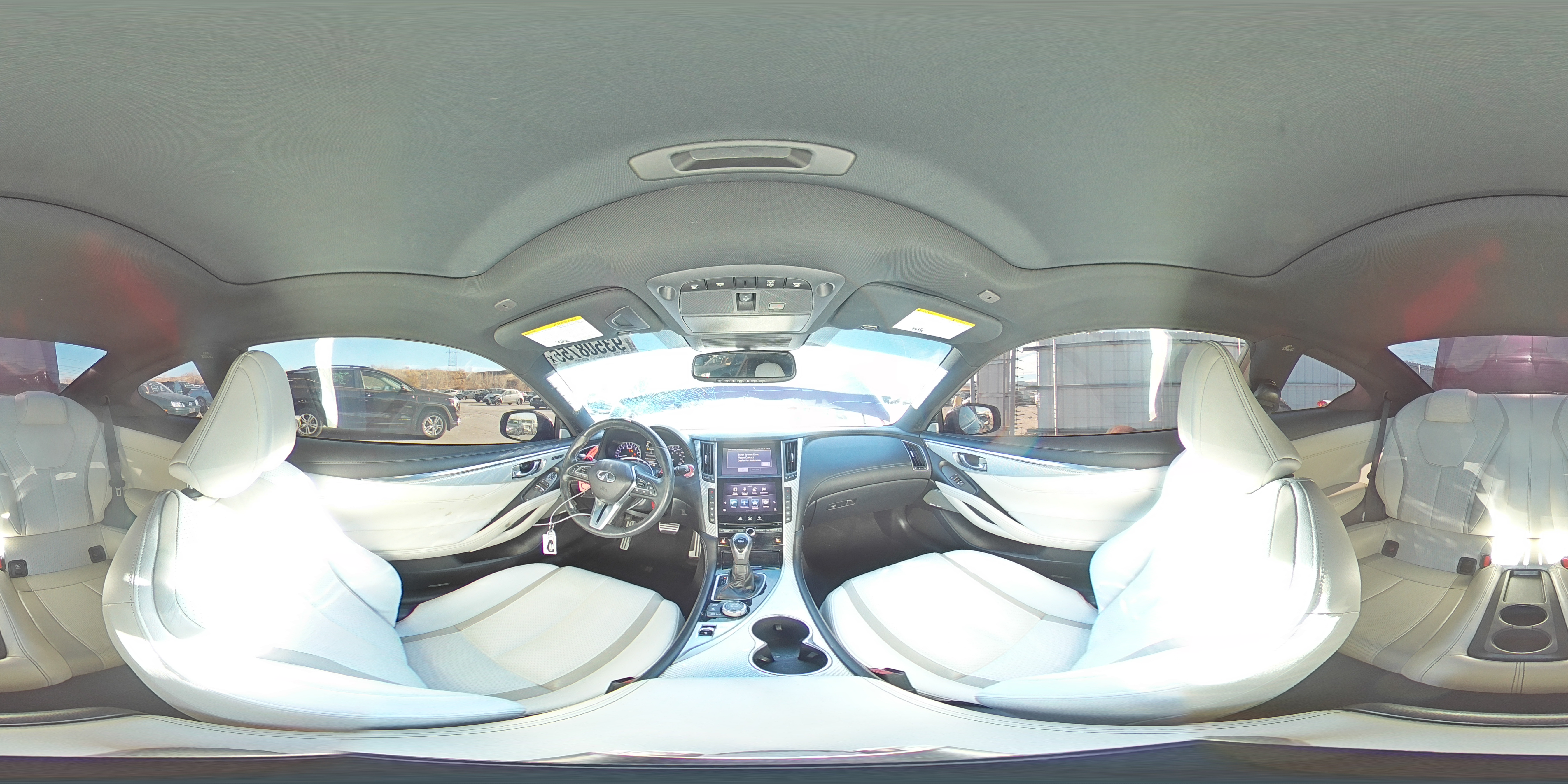 2017 Infiniti Q60 Red Sport 400 VIN: JN1FV7EL3HM701520 Lot: 93508755