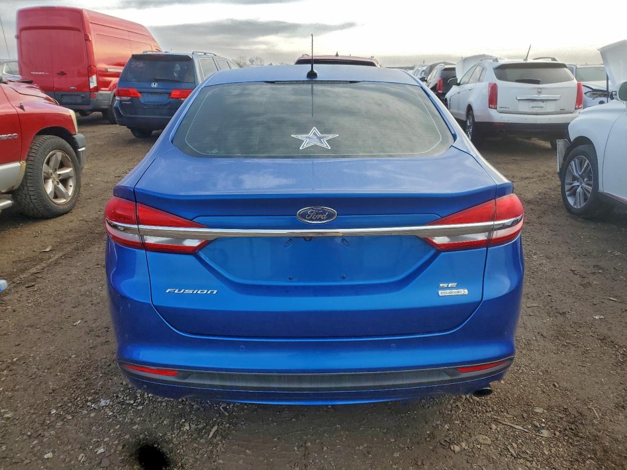 2017 Ford Fusion Se VIN: 3FA6P0HD4HR406068 Lot: 93325685