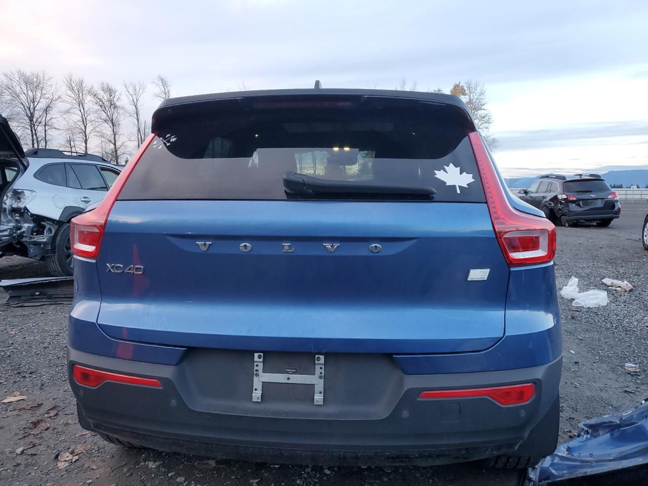 2021 Volvo Xc40 Recharge VIN: YV4ED3URXM2570874 Lot: 93136335
