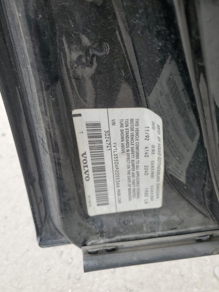 1993 Volvo 850 VIN: YV1LS550XP2055366 Lot: 92938995