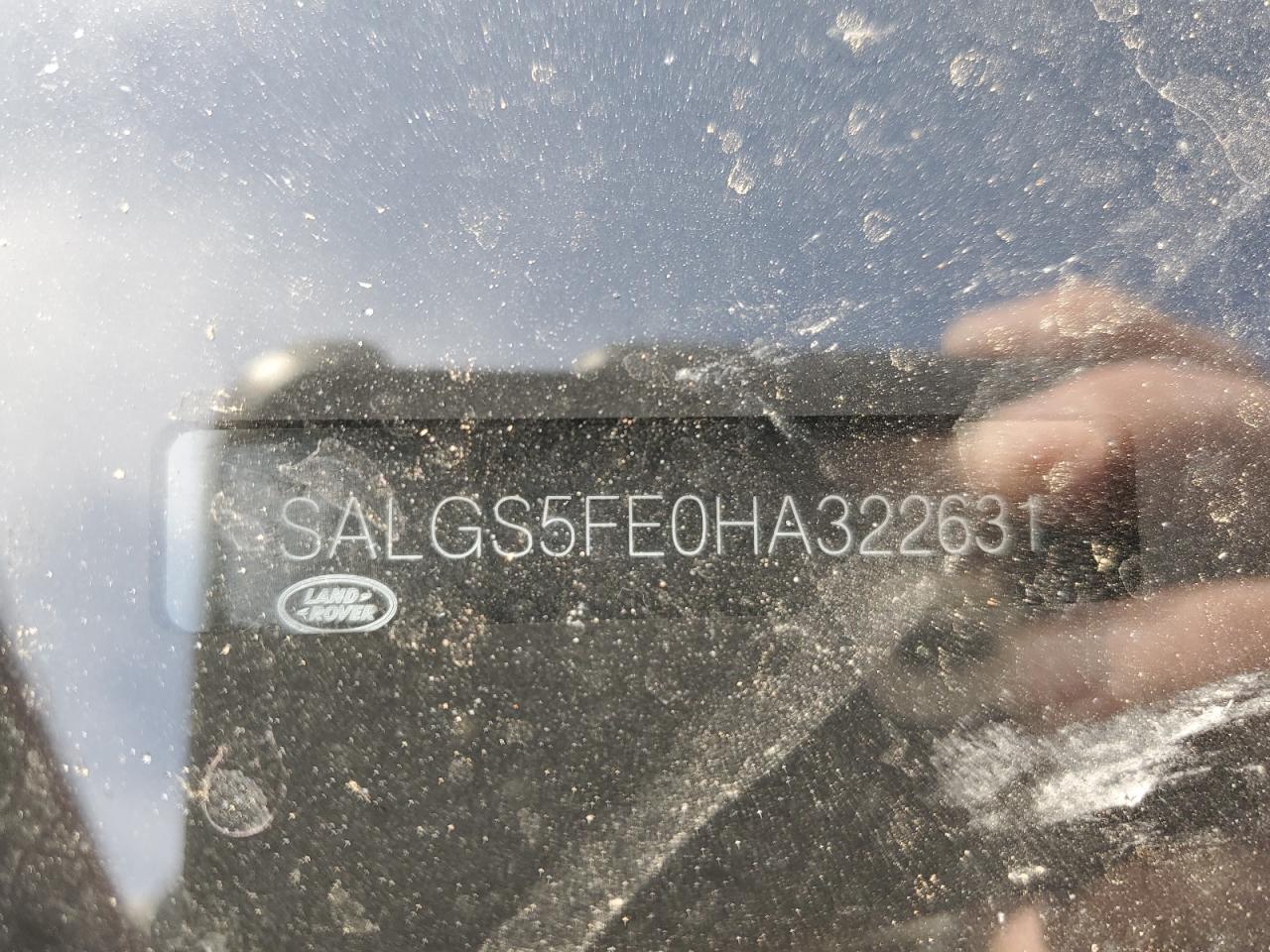 2017 Land Rover Range Rover Supercharged VIN: SALGS5FE0HA322631 Lot: 92669965