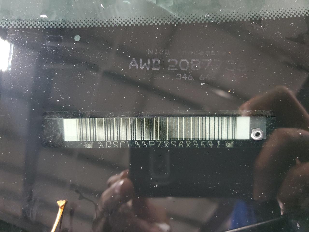 2008 Saturn Vue Xe VIN: 3GSCL33P78S689591 Lot: 93317435