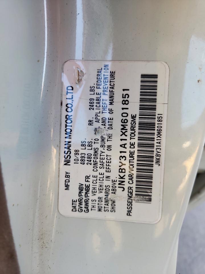 1999 Infiniti Q45 Base VIN: JNKBY31A1XM601851 Lot: 91721455