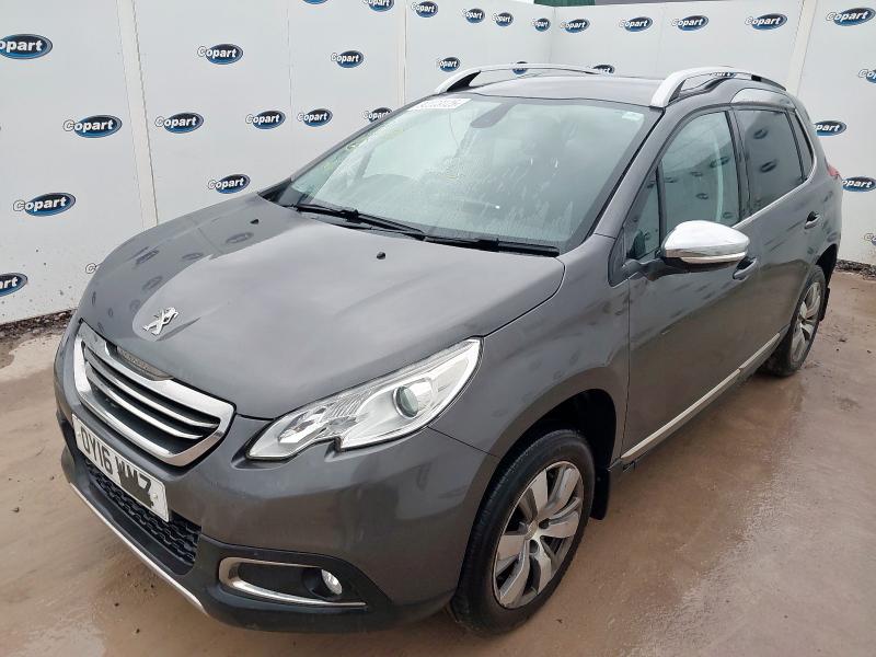 2016 PEUGEOT 2008 1.2 PURETECH ALLURE 5DR for sale at Copart BRISTOL