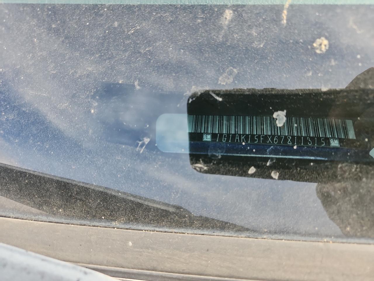 2006 Chevrolet Cobalt Ls VIN: 1G1AK15FX67811315 Lot: 93384155