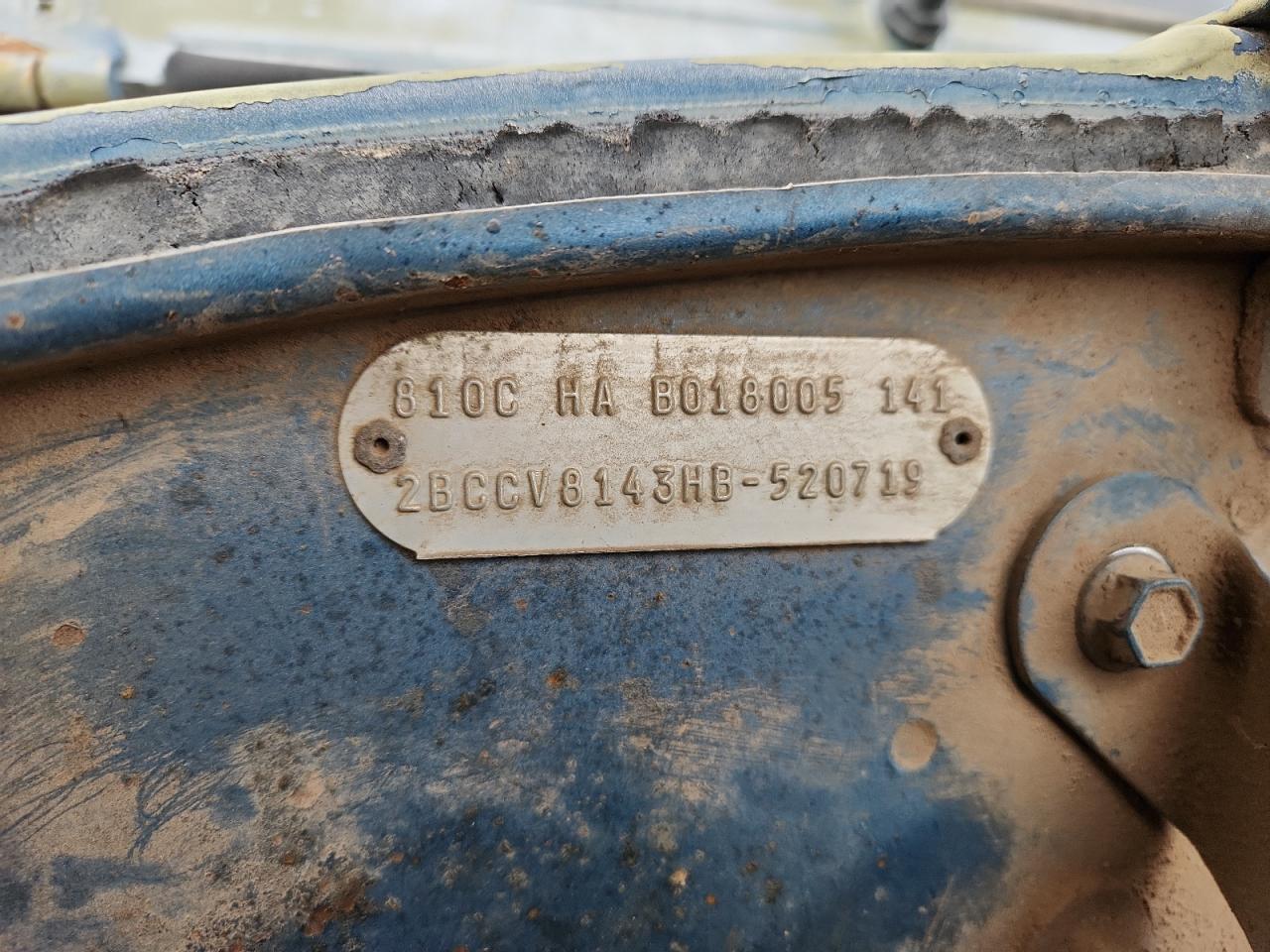 1987 Jeep Wrangler Laredo VIN: 2BCCV8143HB520719 Lot: 92108075