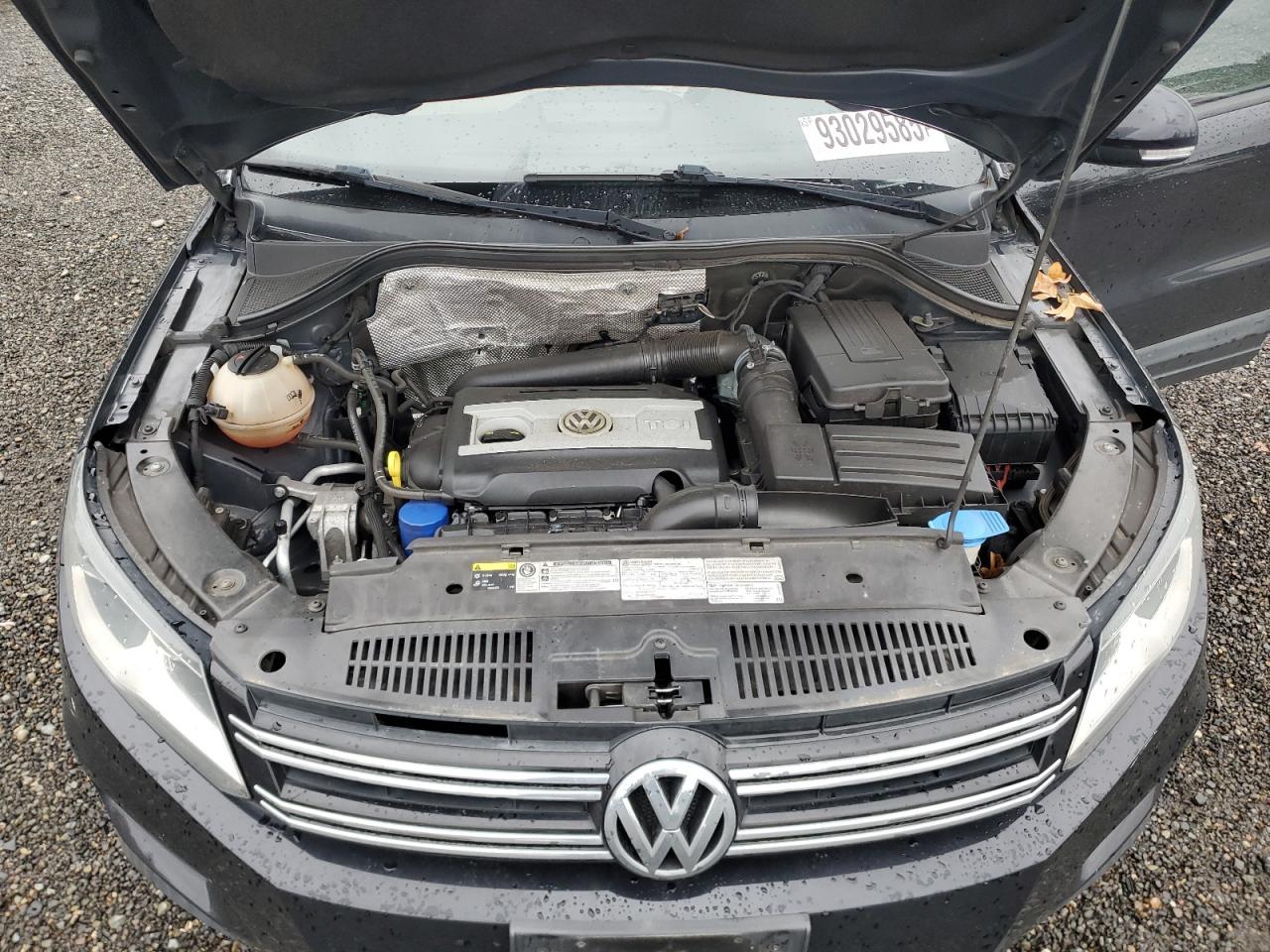 2016 Volkswagen Tiguan S VIN: WVGBV7AX8GW553836 Lot: 93029585