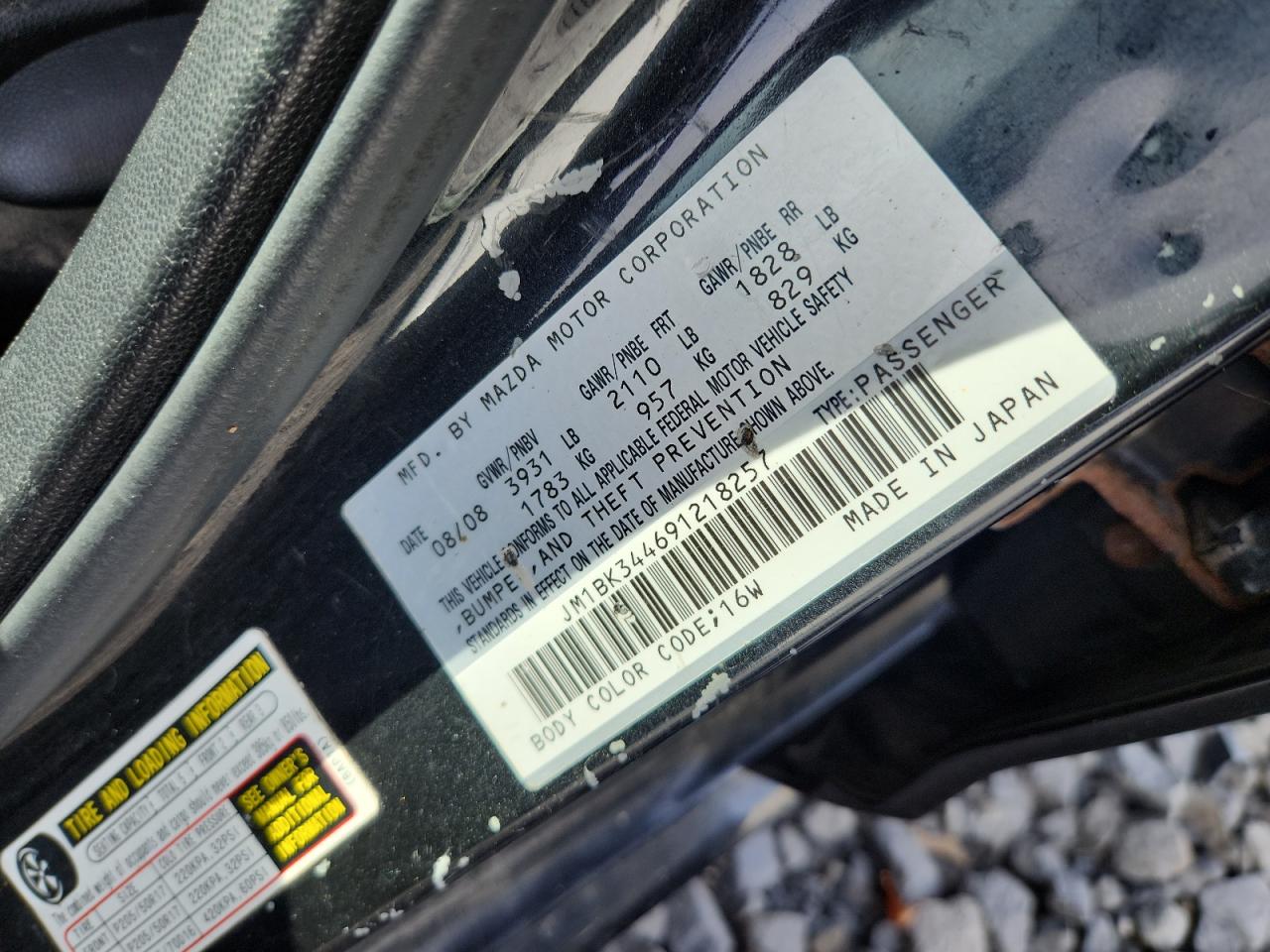 2009 Mazda 3 S VIN: JM1BK344691218257 Lot: 90548325