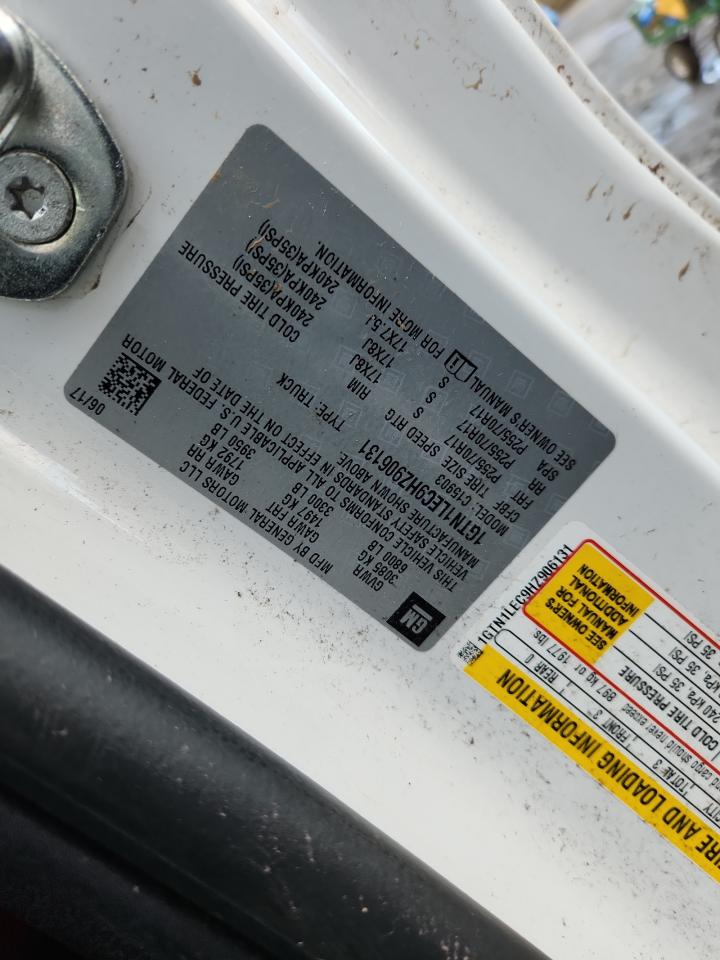 2017 GMC Sierra C1500 VIN: 1GTN1LEC9HZ906131 Lot: 91306465