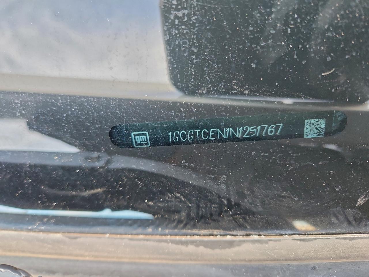 2022 Chevrolet Colorado Lt VIN: 1GCGTCEN1N1251767 Lot: 94318695