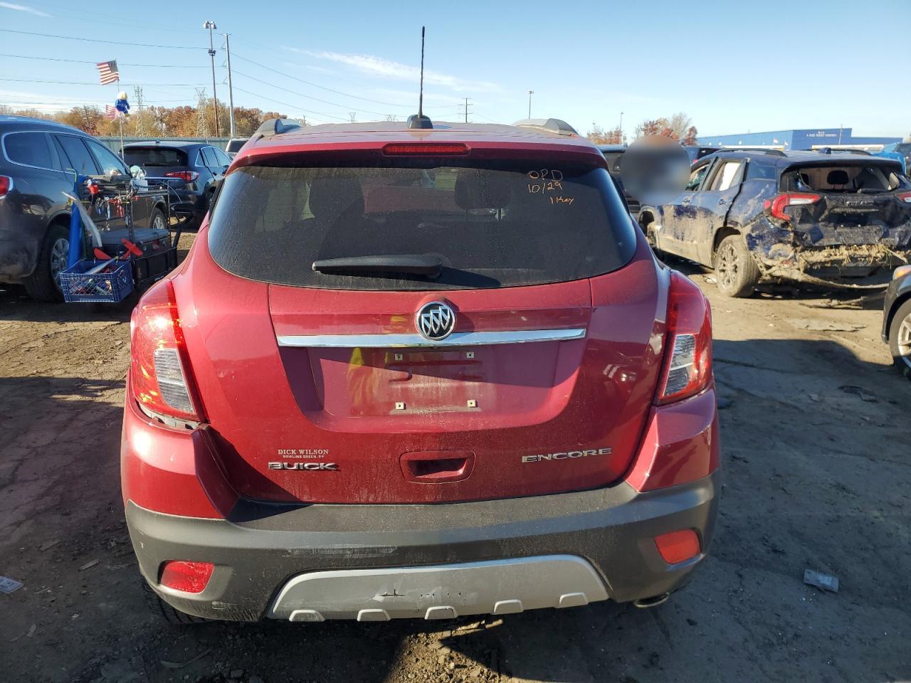 2016 Buick Encore VIN: KL4CJASB6GB735427 Lot: 91104585