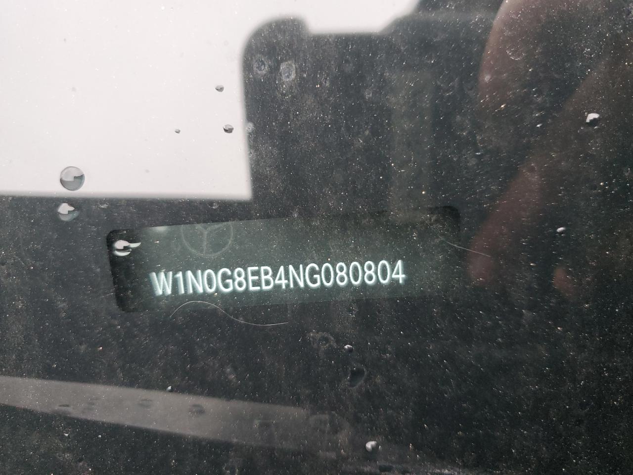 2022 Mercedes-Benz Glc 300 4Matic VIN: W1N0G8EB4NG080804 Lot: 93222315