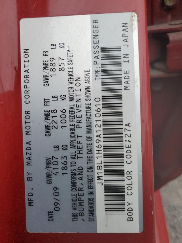 2010 Mazda 3 S VIN: JM1BL1H69A1210610 Lot: 93567175