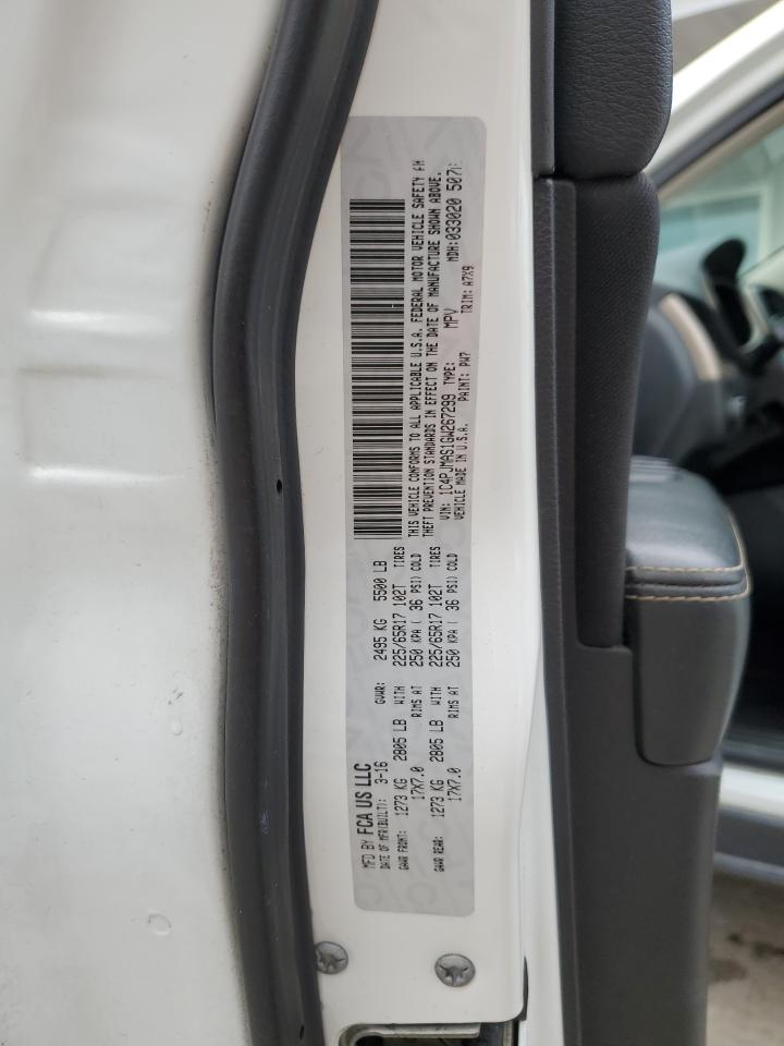 2016 Jeep Cherokee Sport VIN: 1C4PJMAS1GW267299 Lot: 90825255