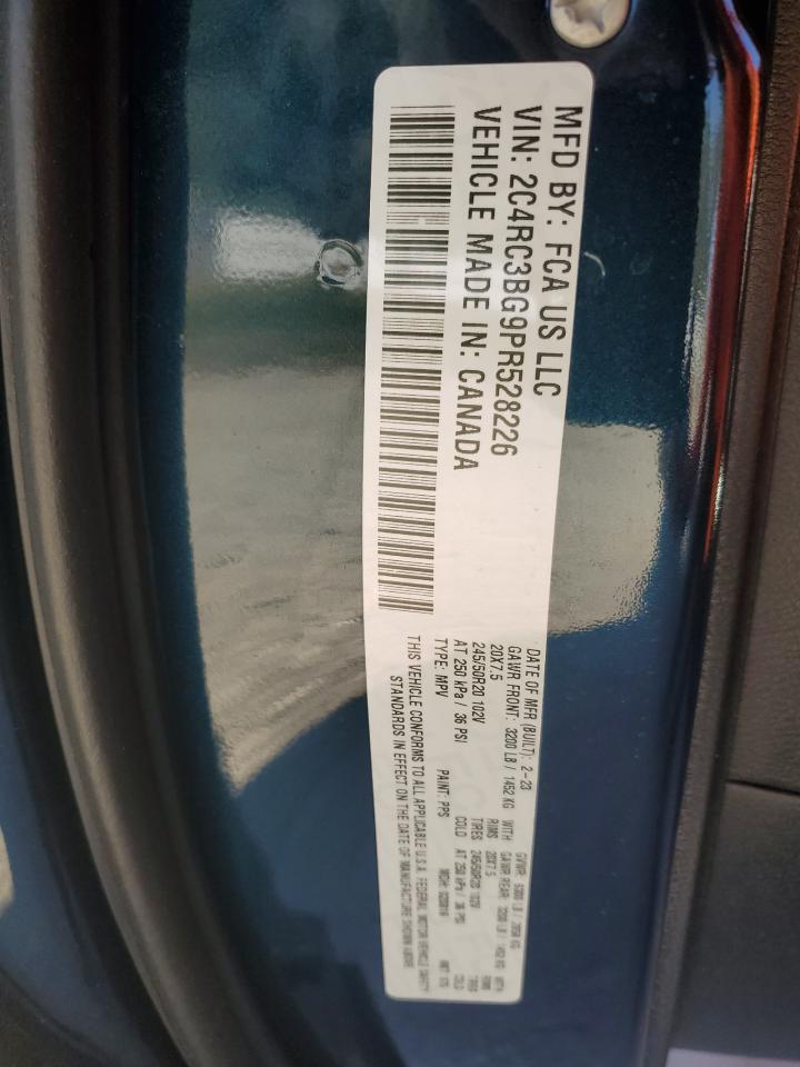 2023 Chrysler Pacifica Touring L VIN: 2C4RC3BG9PR528226 Lot: 92503995