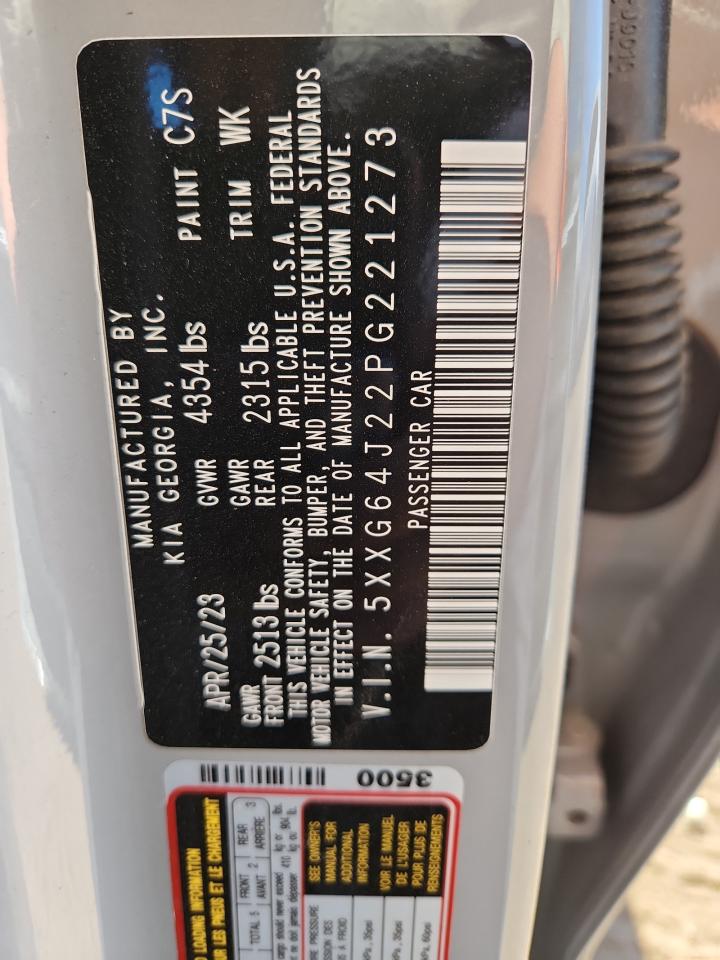 2023 Kia K5 Gt Line VIN: 5XXG64J22PG221273 Lot: 91343515