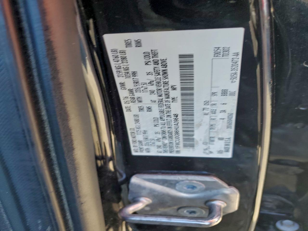 2017 Ford Escape Se VIN: 1FMCU0G96HUA39648 Lot: 93823845