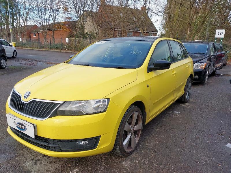 2014 SKODA RAPID SPACEBACK 1.6 TDI CR SE 5DR for sale at Copart GLOUCESTER