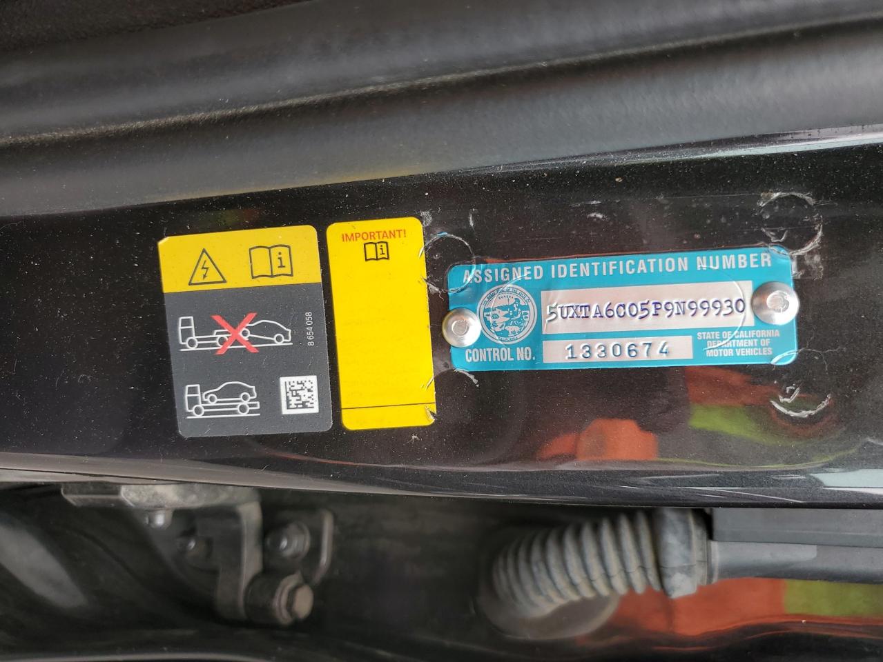 2023 BMW X5 xDrive45E VIN: 5UXTA6C05P9N99930 Lot: 92881505