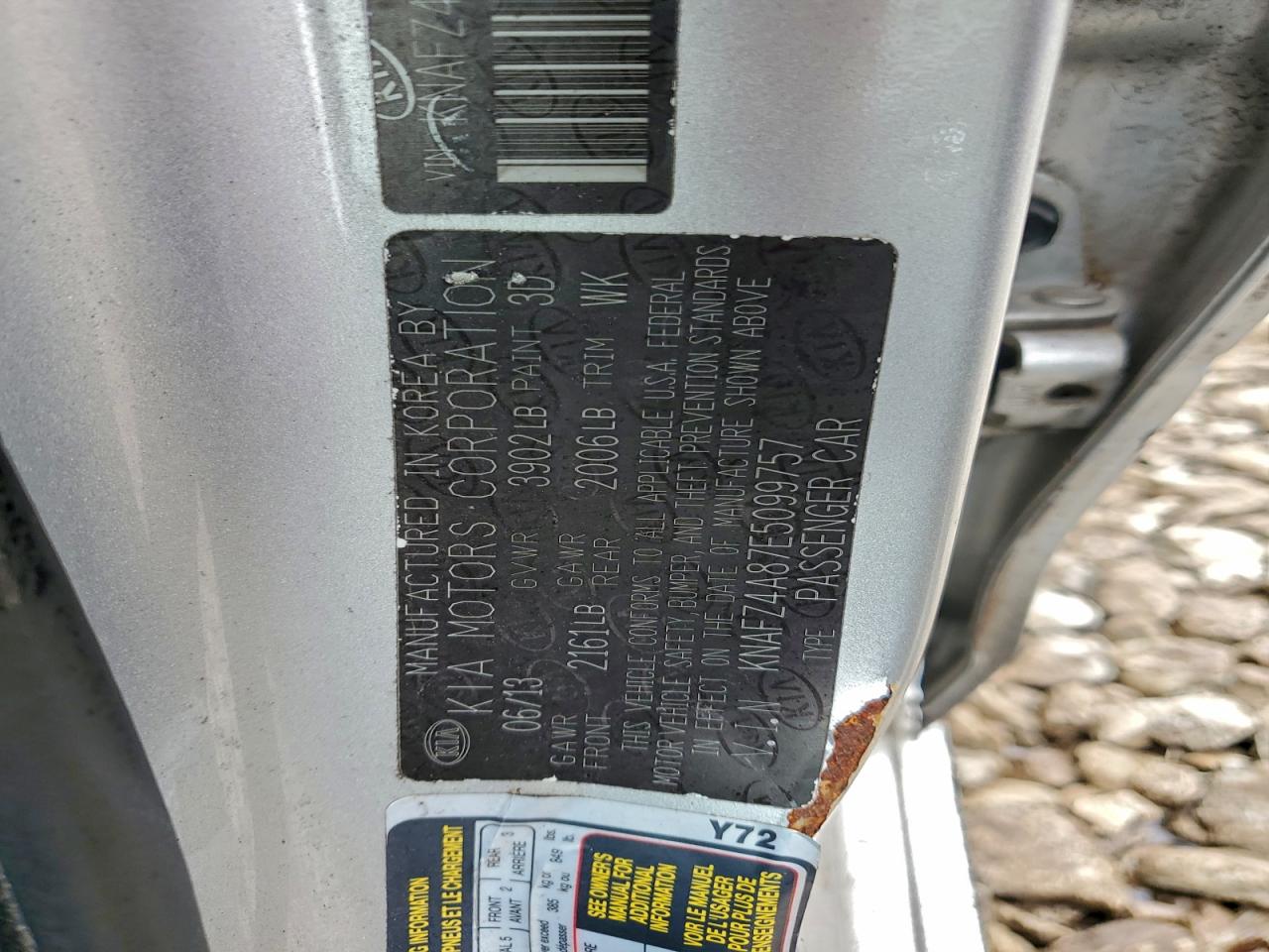 2014 Kia Forte Ex VIN: KNAFZ4A87E5099757 Lot: 94448125