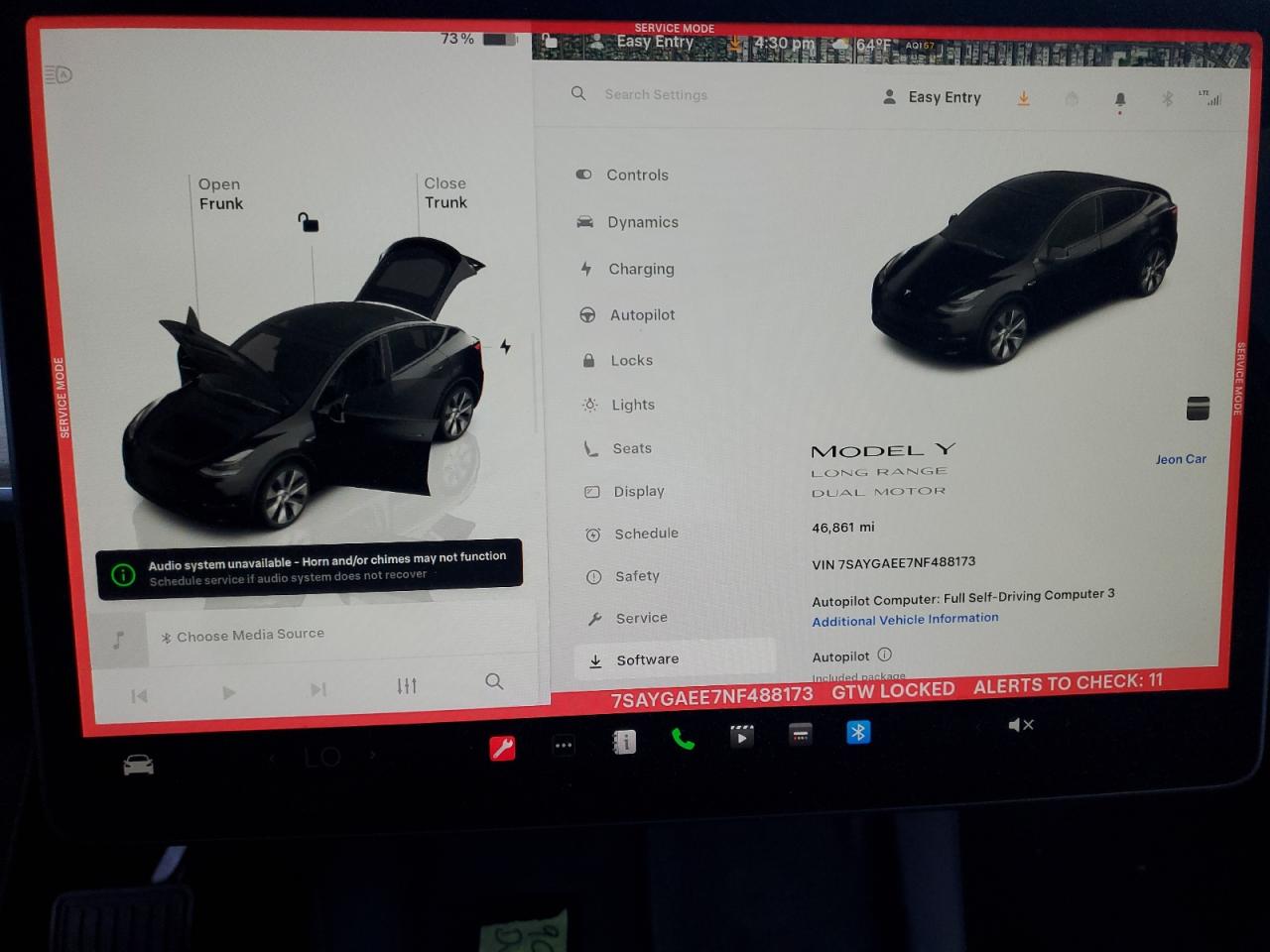 2022 Tesla Model Y VIN: 7SAYGAEE7NF488173 Lot: 93056855