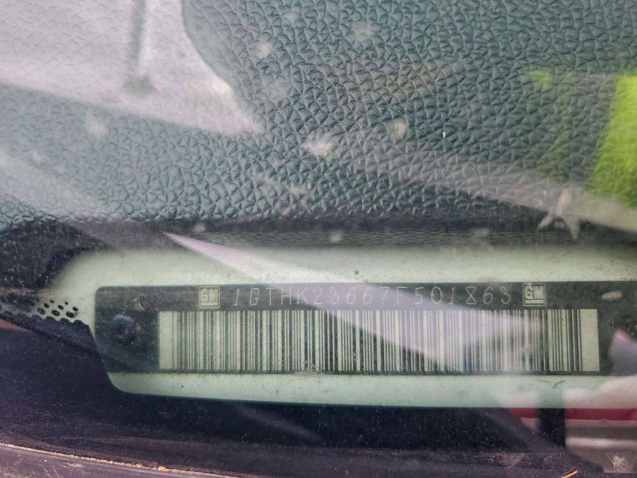 2007 GMC Sierra K2500 Heavy Duty VIN: 1GTHK23667F501863 Lot: 94417165