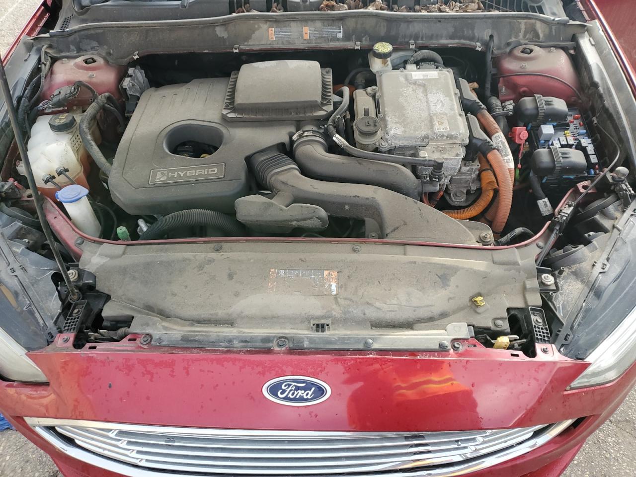 2017 Ford Fusion Se Hybrid VIN: 3FA6P0LU4HR381566 Lot: 91163145