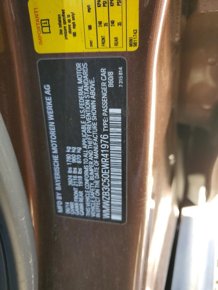 2014 Mini Cooper Countryman VIN: WMWZB3C50EWR41976 Lot: 92815925