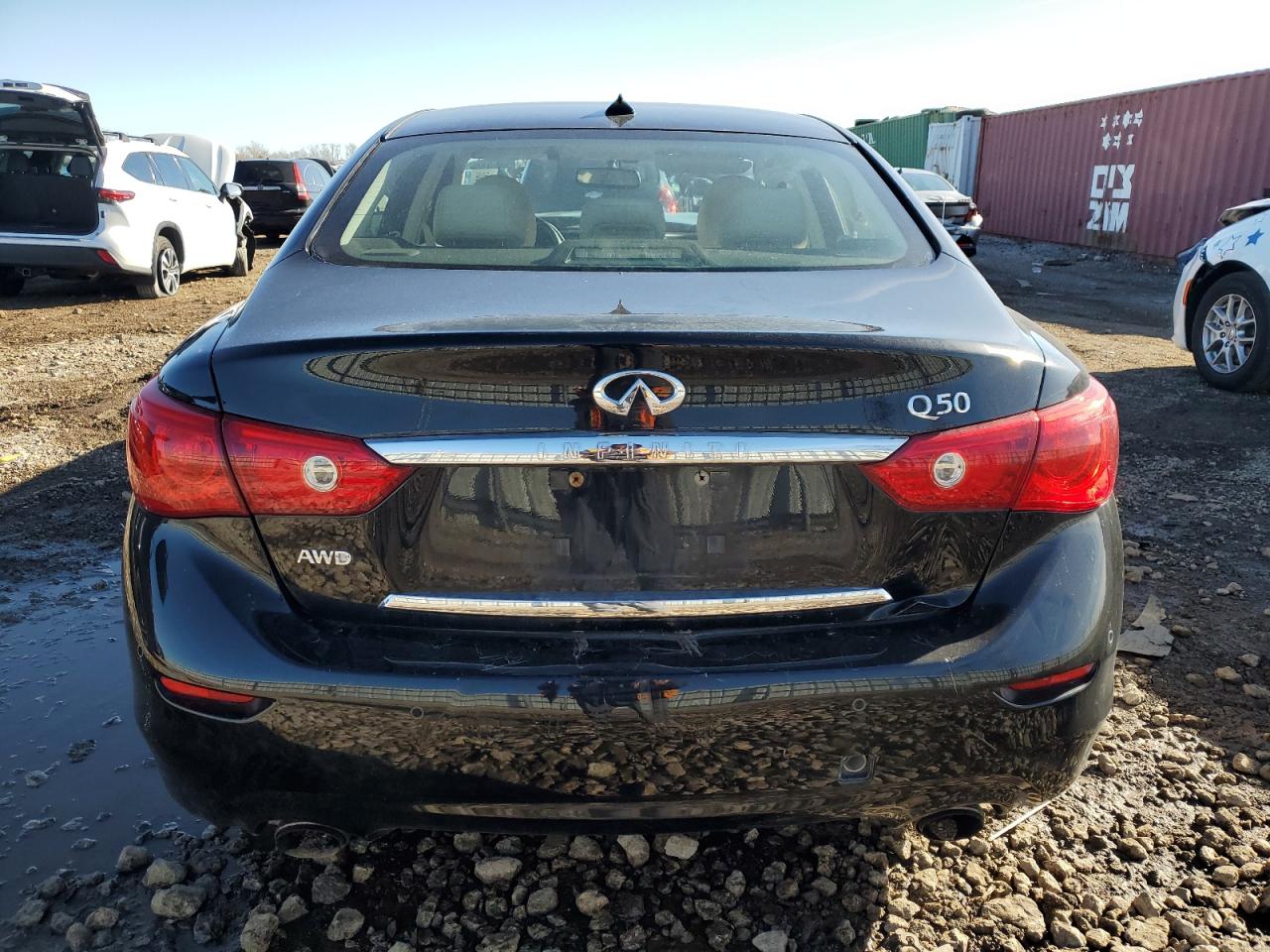 2014 Infiniti Q50 Hybrid Premium VIN: JN1AV7AR2EM702688 Lot: 92098785