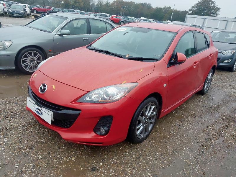 2013 MAZDA 3 1.6 VENTURE 5DR for sale at Copart COLCHESTER