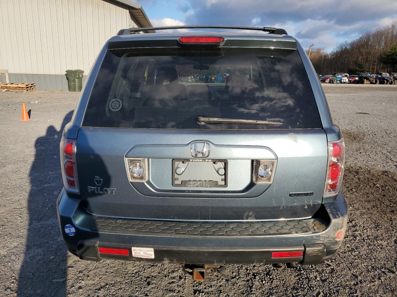 2006 Honda Pilot Ex VIN: 2HKYF18406H507393 Lot: 92789345