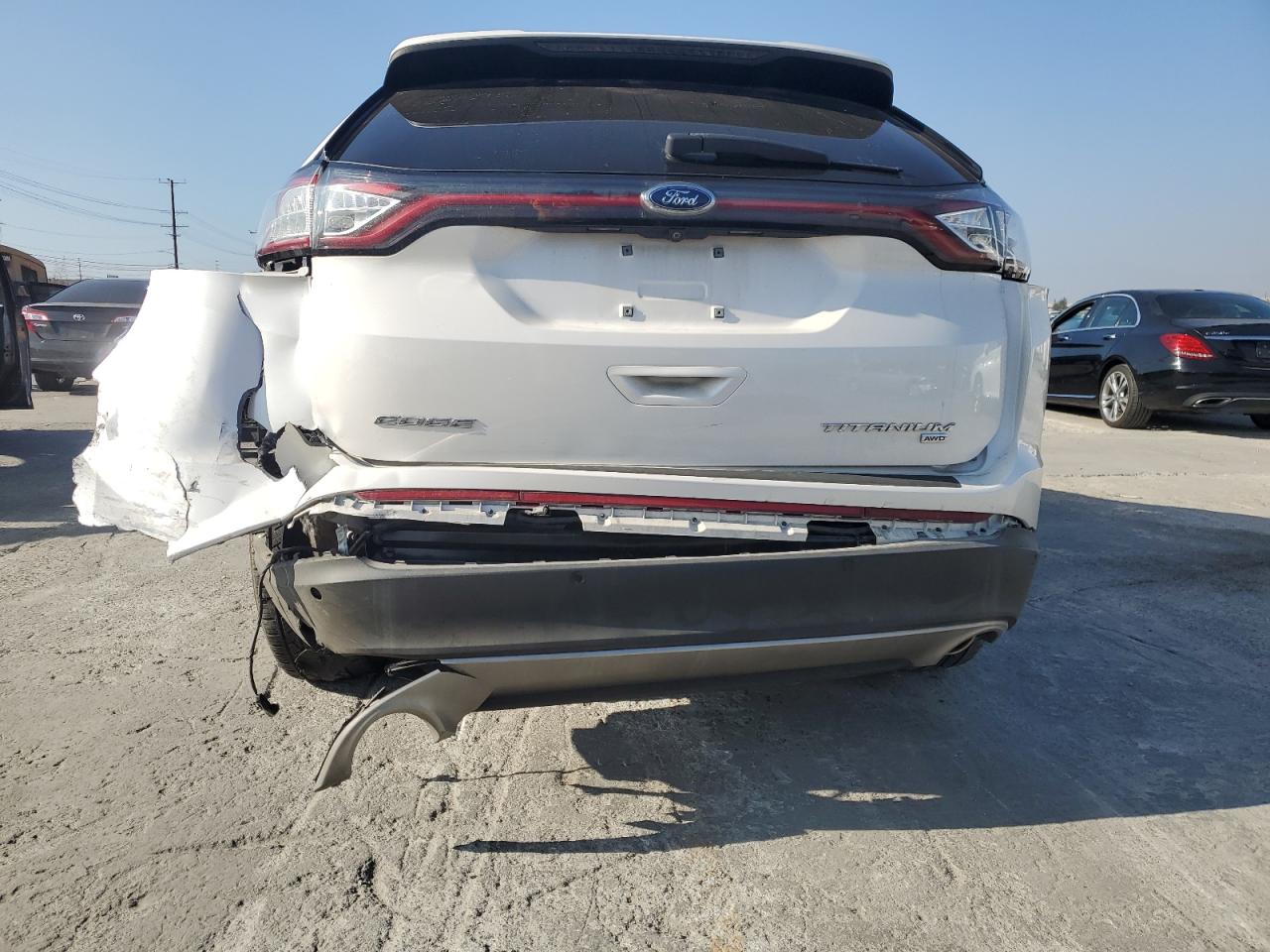 2016 Ford Edge Titanium VIN: 2FMPK4K83GBC17713 Lot: 91480185