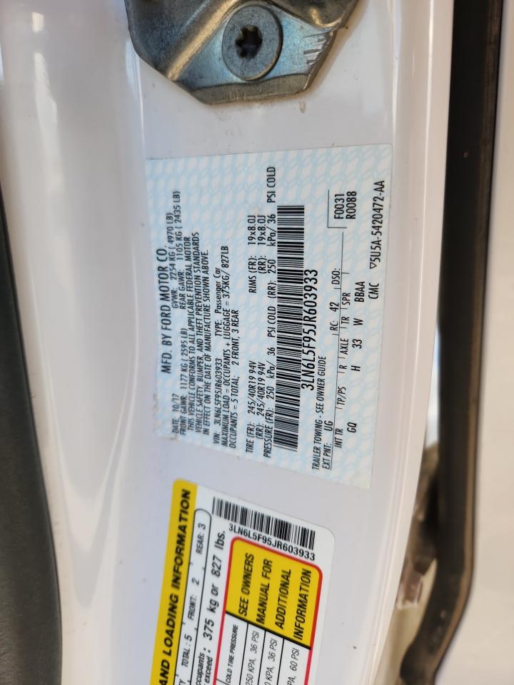 2018 Lincoln Mkz Reserve VIN: 3LN6L5F95JR603933 Lot: 92060325