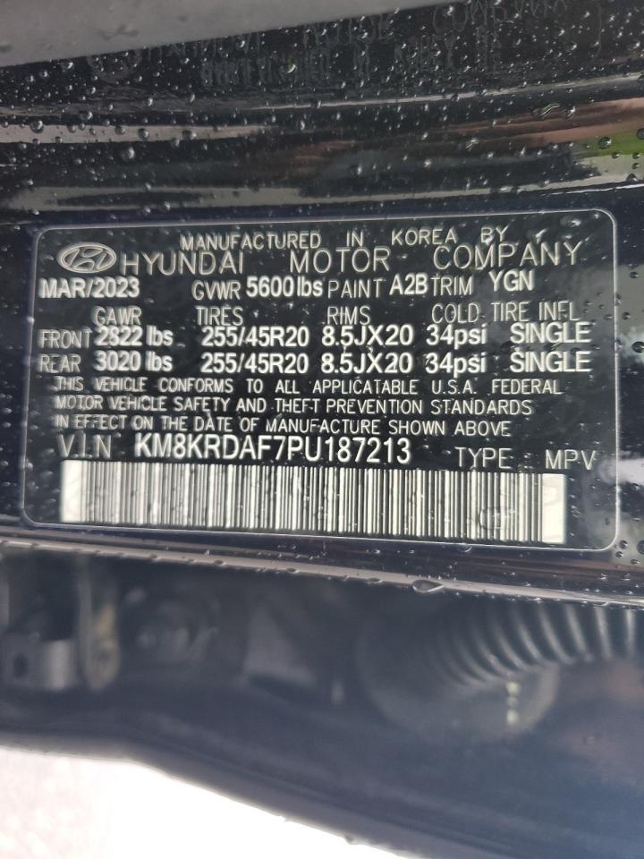 2023 Hyundai Ioniq 5 Limited VIN: KM8KRDAF7PU187213 Lot: 85431545