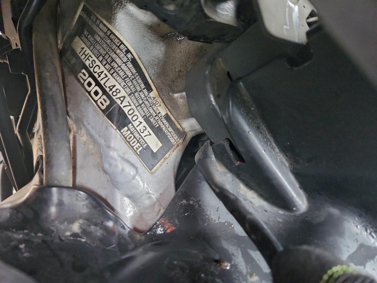 2008 Honda Gl1800 VIN: 1HFSC47L48A700137 Lot: 93677355