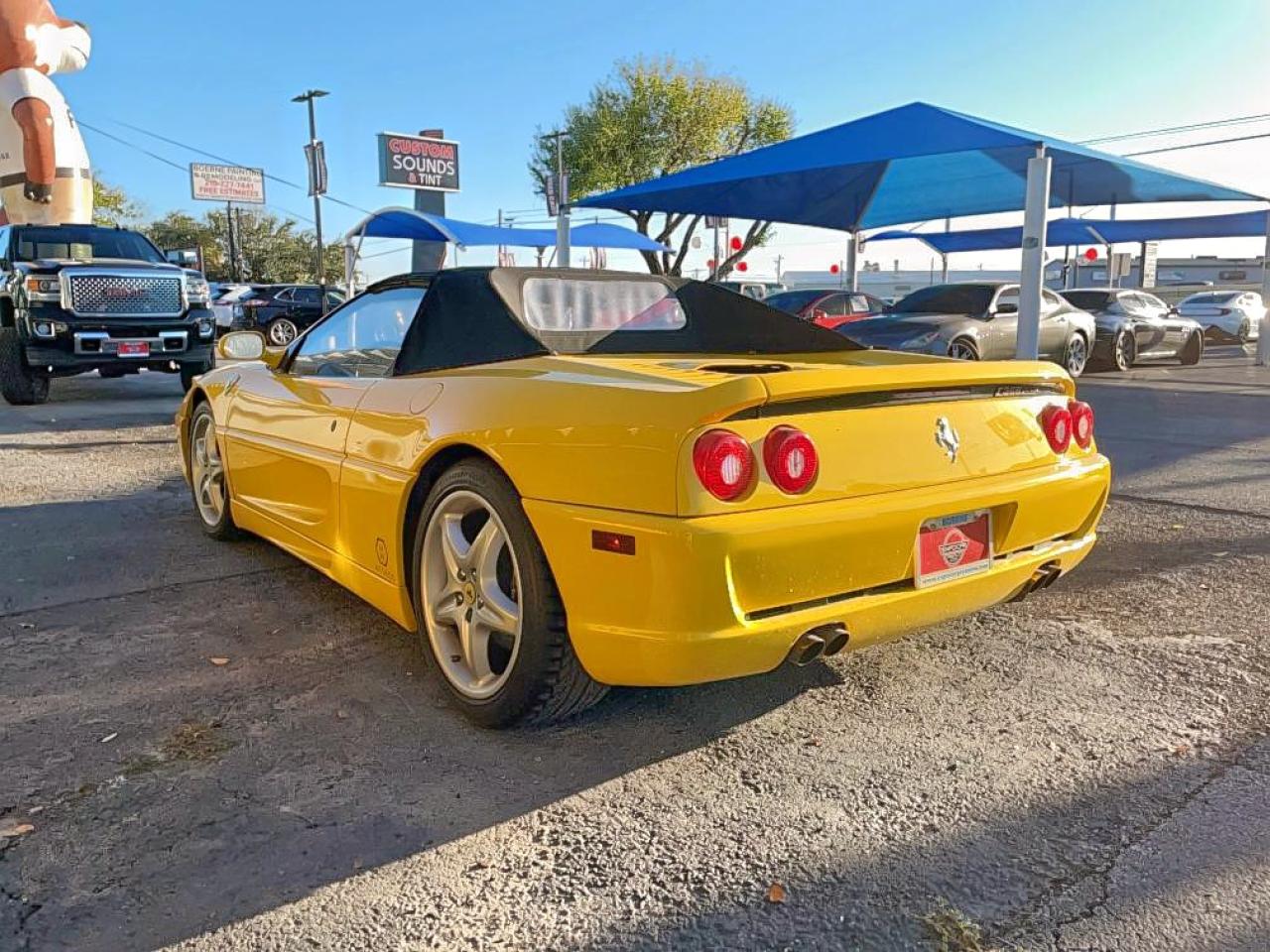 1997 Ferrari F355 Spider yellow cabrio gas ZFFXR48A3V0107772 photo #4