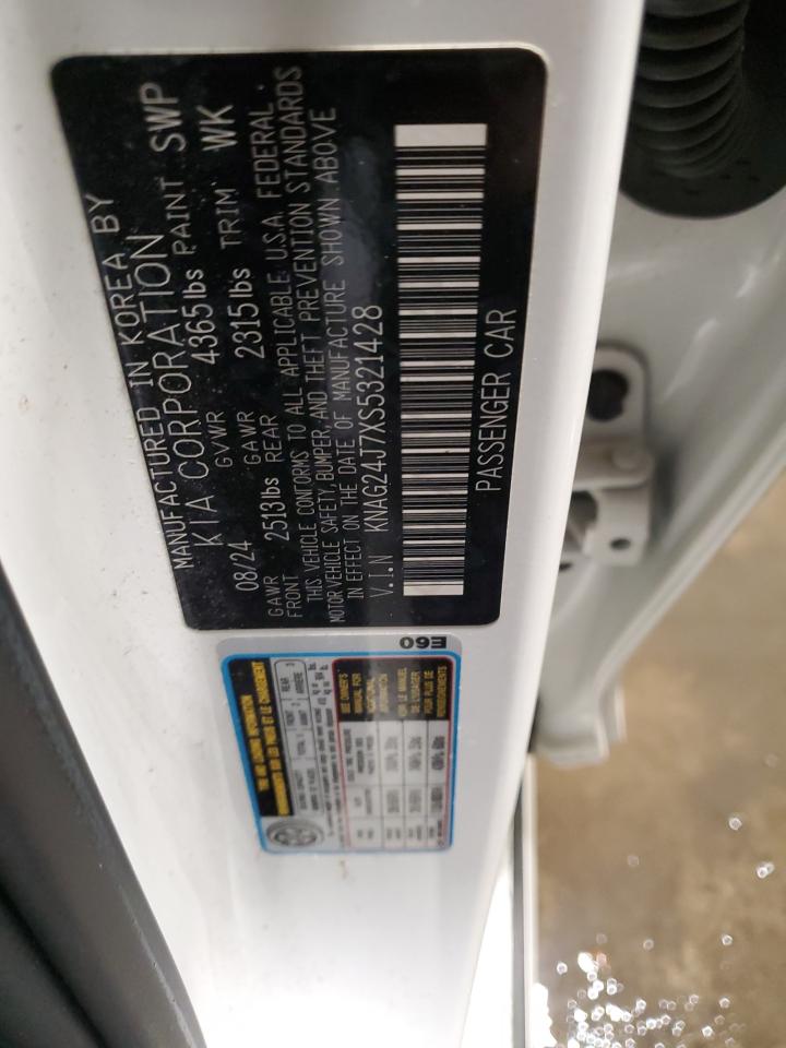 2025 Kia K5 Lxs VIN: KNAG24J7XS5321428 Lot: 92869245