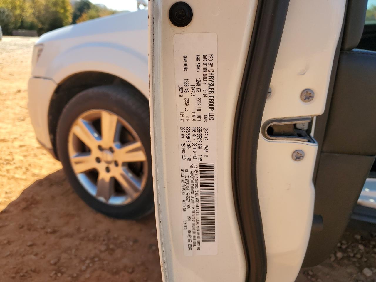 2014 Dodge Journey Limited VIN: 3C4PDCDG0ET202567 Lot: 91437065