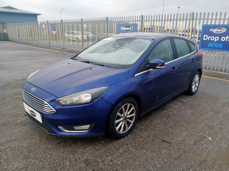 2017 FORD FOCUS 1.0 ECOBOOST 125 TITANIUM 5DR for sale at Copart CHESTER