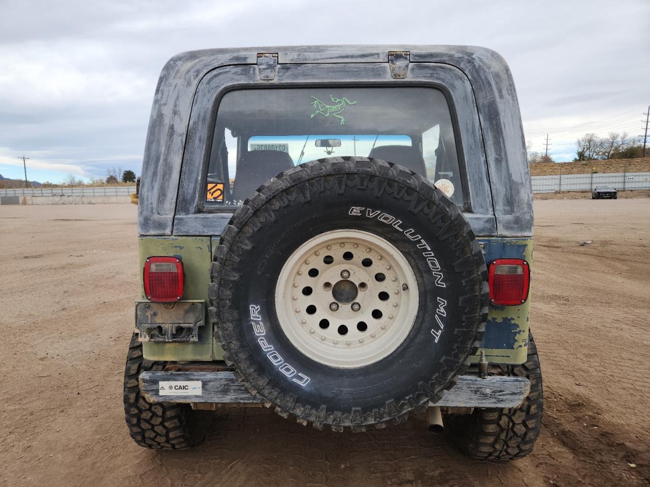1987 Jeep Wrangler Laredo VIN: 2BCCV8143HB520719 Lot: 92108075