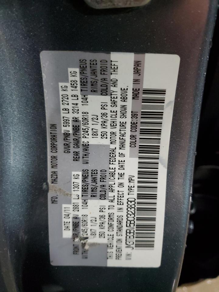 2011 Mazda Cx-9 VIN: JM3TB3BV5B0323830 Lot: 92243335