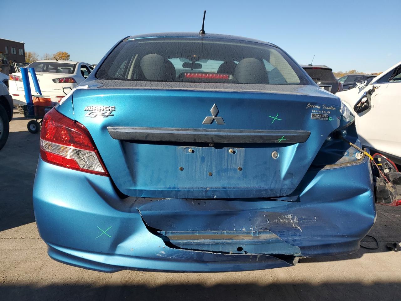 2020 Mitsubishi Mirage G4 Se VIN: ML32F4FJ6LHF06149 Lot: 91706145