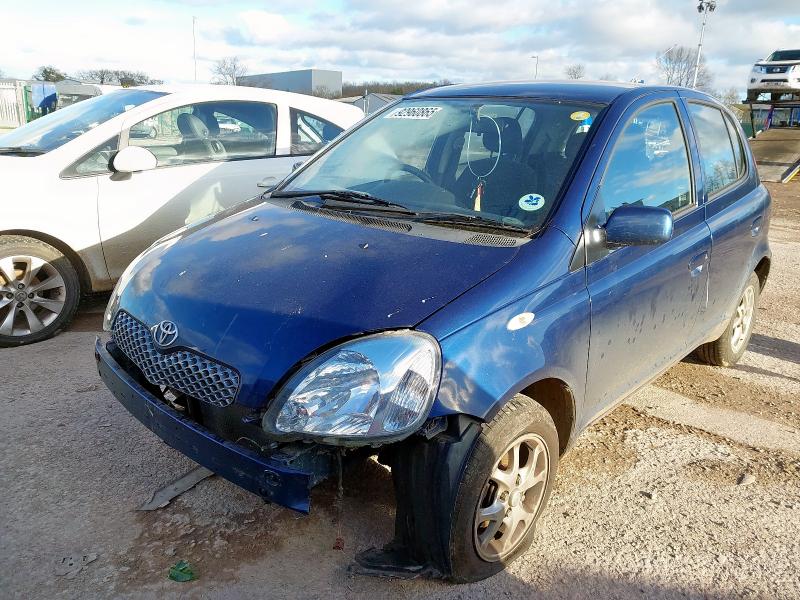 2004 TOYOTA YARIS 1.0 VVT-I BLUE 5DR for sale at Copart WESTBURY